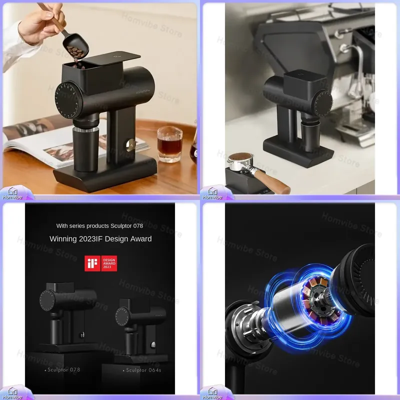 Coffee Grinder Burr - مطحنة قهوة كهربائية سكولبتور 064S بشفرات