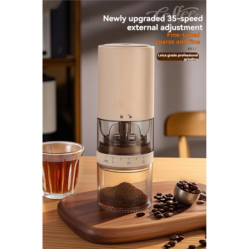 مطحنة قهوة كهربائية محمولة B66 - مراجعة Coffee Grinder Burr وسعره