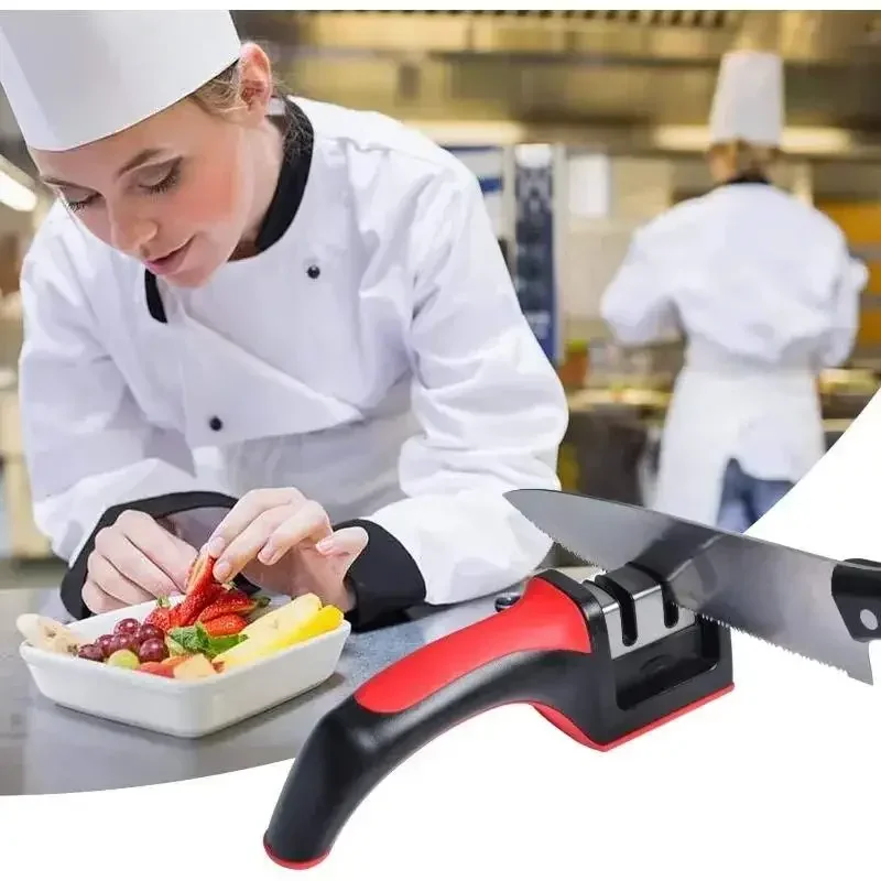 مبراة سكاكين ثلاثية المراحل مت - مراجعة Kitchen Appliances Best وسعره