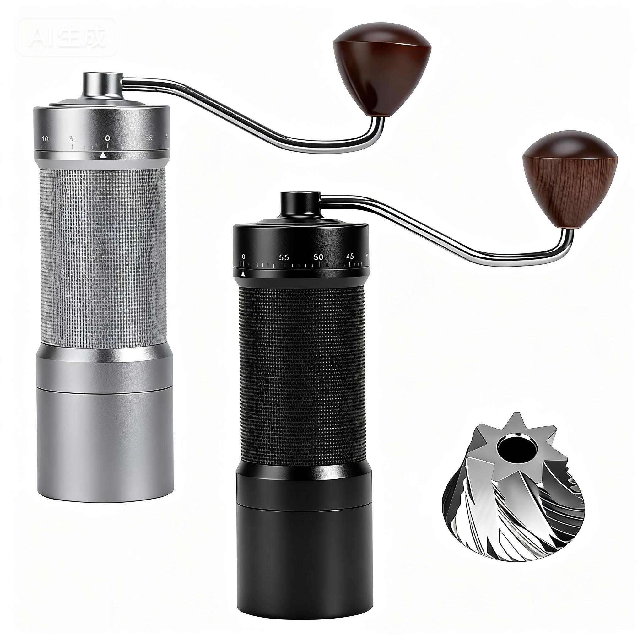 مطحنة قهوة يدوية مغناطيسية مع  - مراجعة Coffee Grinder Burr وسعره