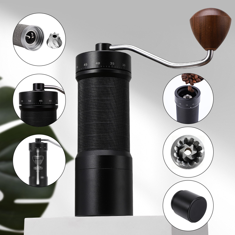 مطحنة قهوة يدوية مغناطيسية مع  - مراجعة Coffee Grinder Burr وسعره