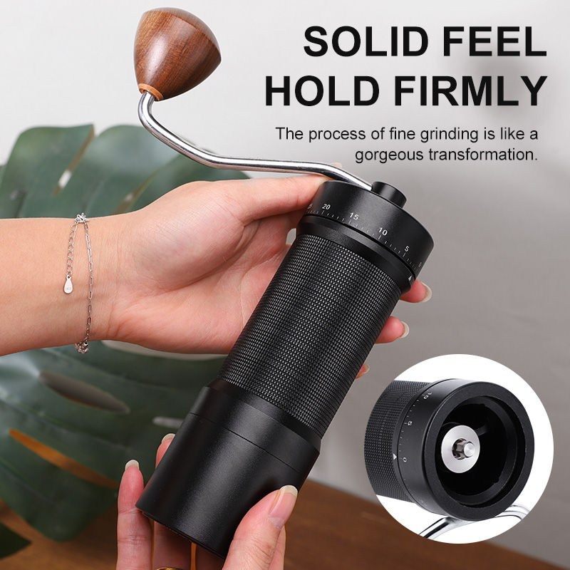 مطحنة قهوة يدوية مغناطيسية مع  - مراجعة Coffee Grinder Burr وسعره