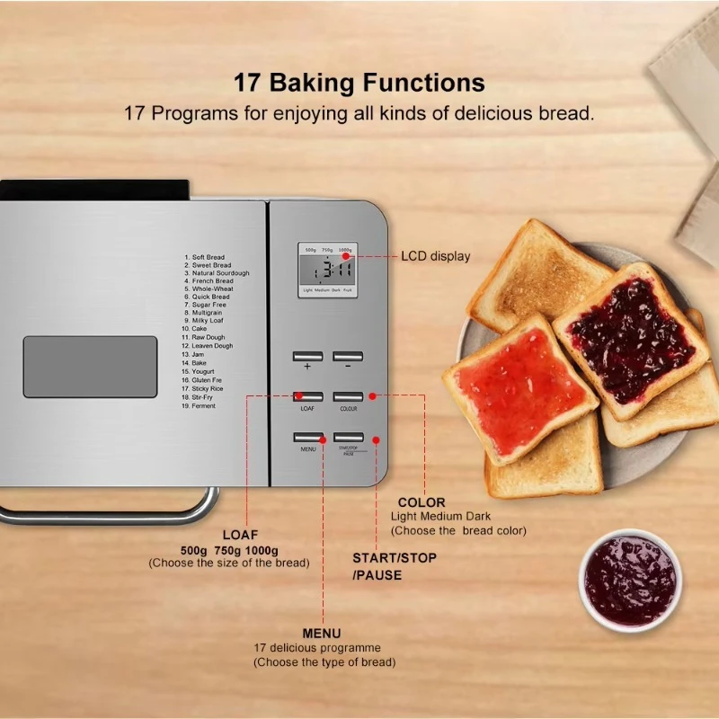 آلة صنع الخبز الفرنسي والكعك ا - مراجعة Kitchen Appliances Best وسعره